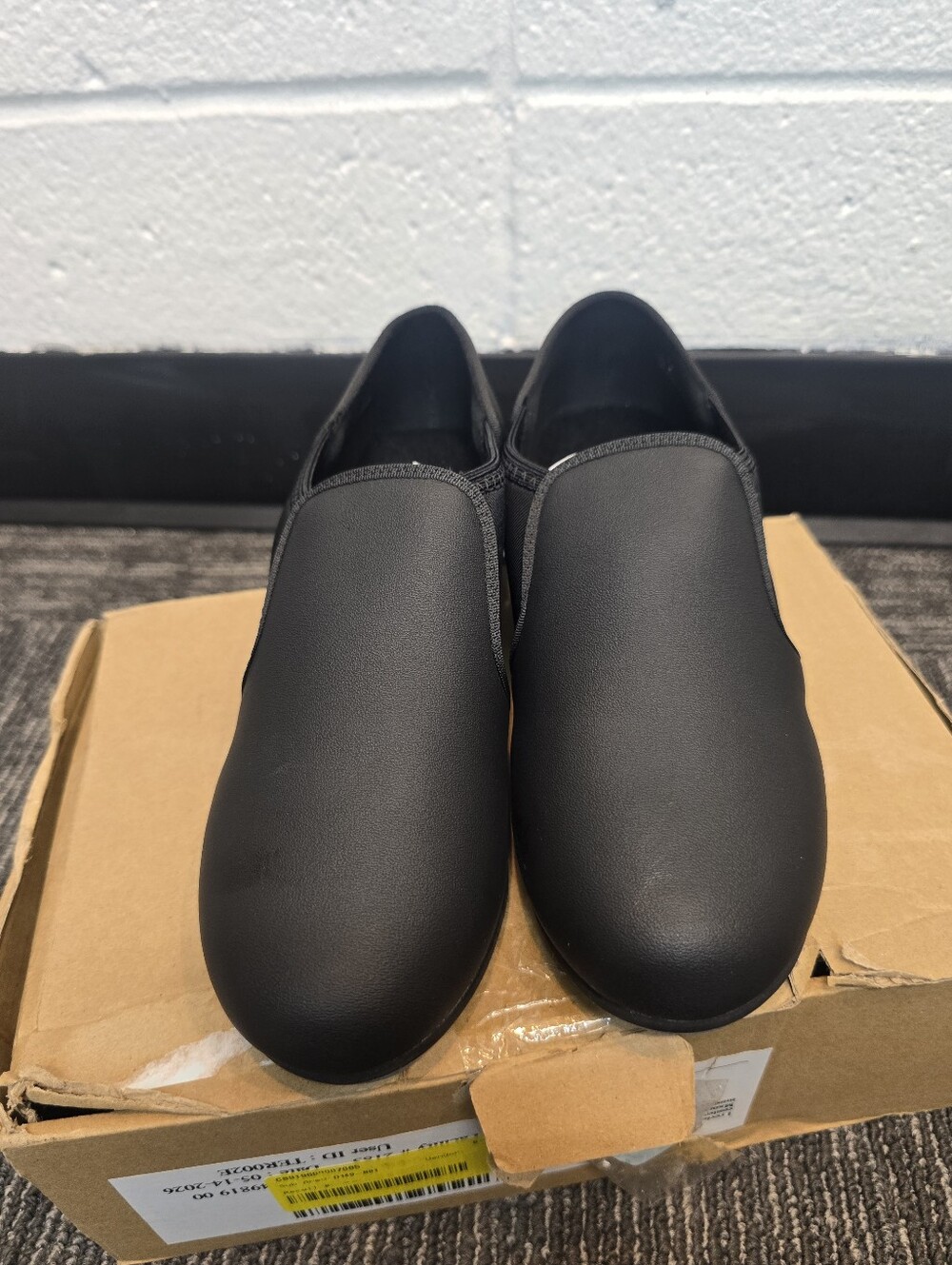 ARCLIBER Unisex PU Leather Slip On Tap Shoes Dance Shoes for Woman